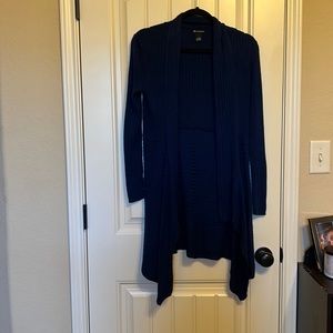 Blue cardigan